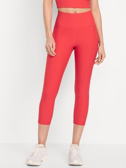 High-Waisted PowerSoft Crop Leggings product image