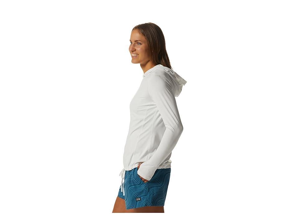 Mountain Hardwear Crater Lake Long Sleeve Hoody (Fogbank) Women's Sweatshirt Product Image