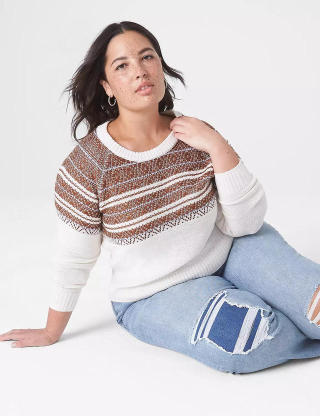 Classic Fair Isle Jacquard Sweater Product Image