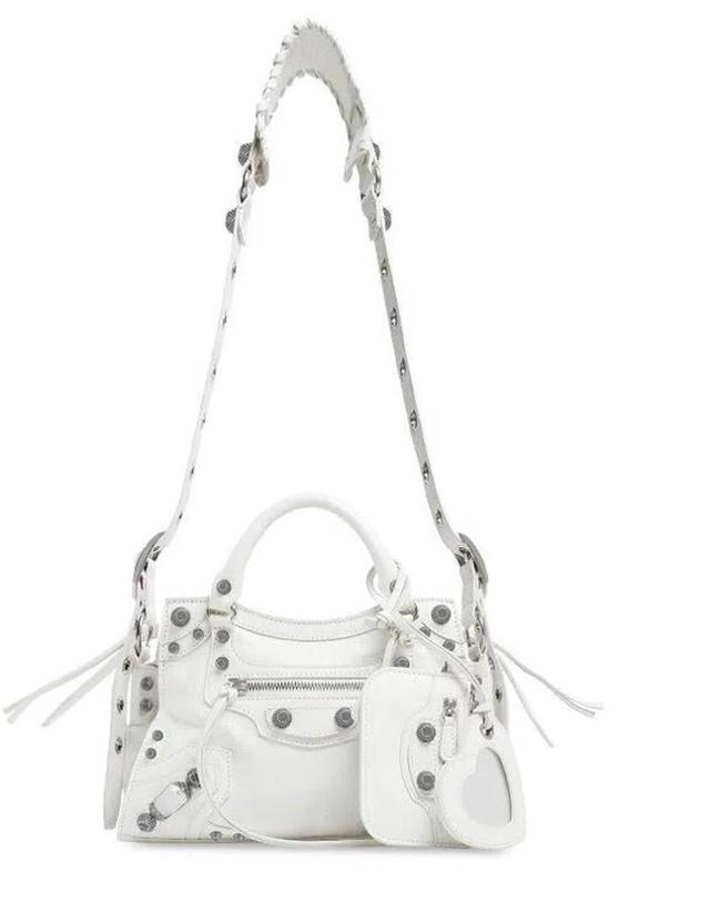 White Le Cagole Small Satchel Bag Product Image