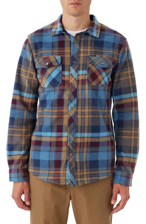 ONeill Glacier Check Fleece Snap-Up Shirt Product Image