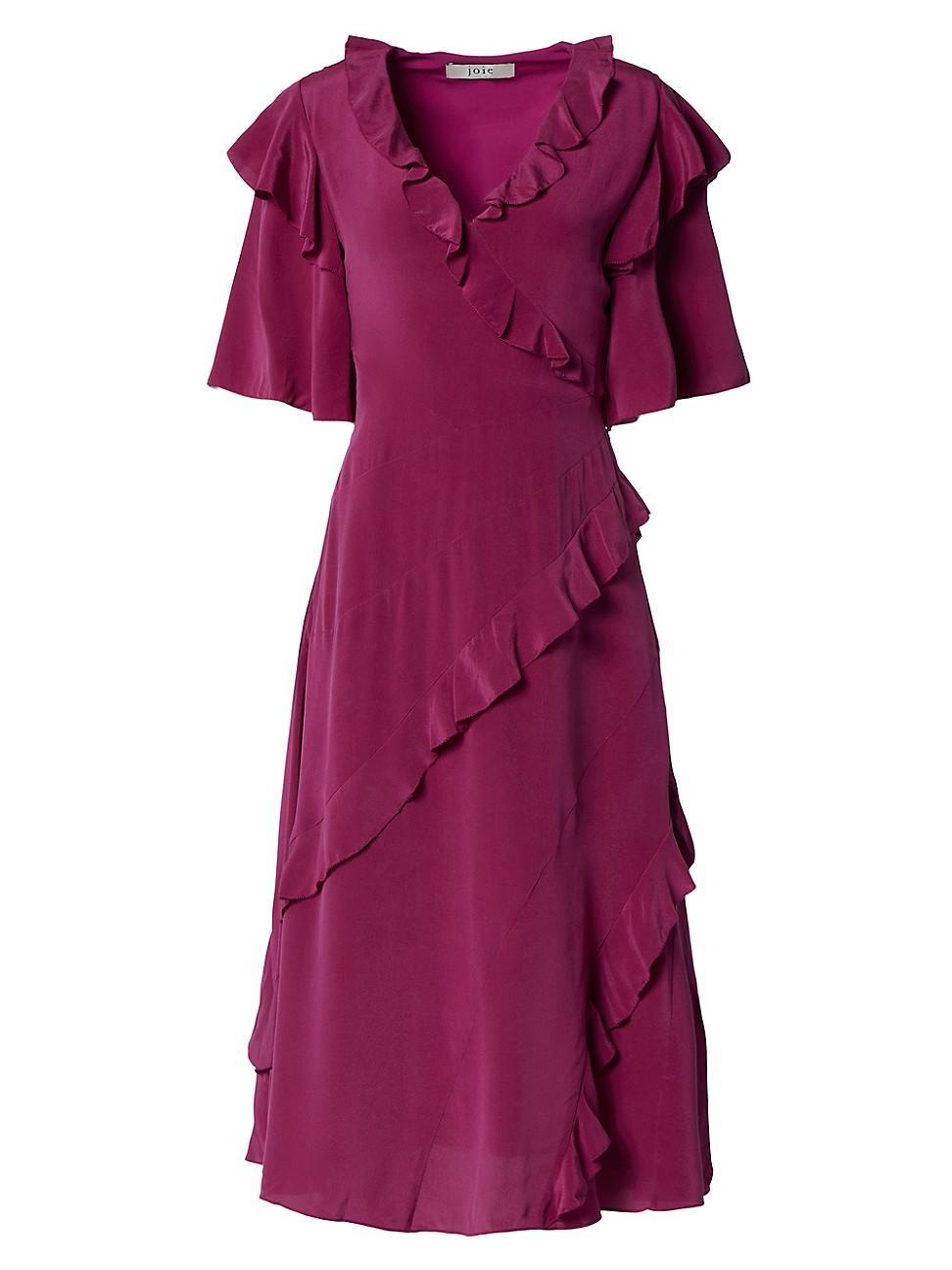 Womens Ambroise Silk Midi-Dress Product Image