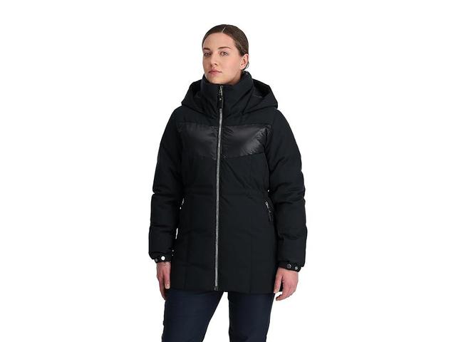 Spyder Eastwood Long Down Jacket Women's Clothing Product Image