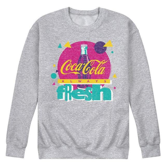 Mens CocaCola Always Fresh Logo Graphic Sweatshirt Product Image