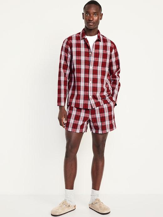 Poplin Pajama Short Set Product Image