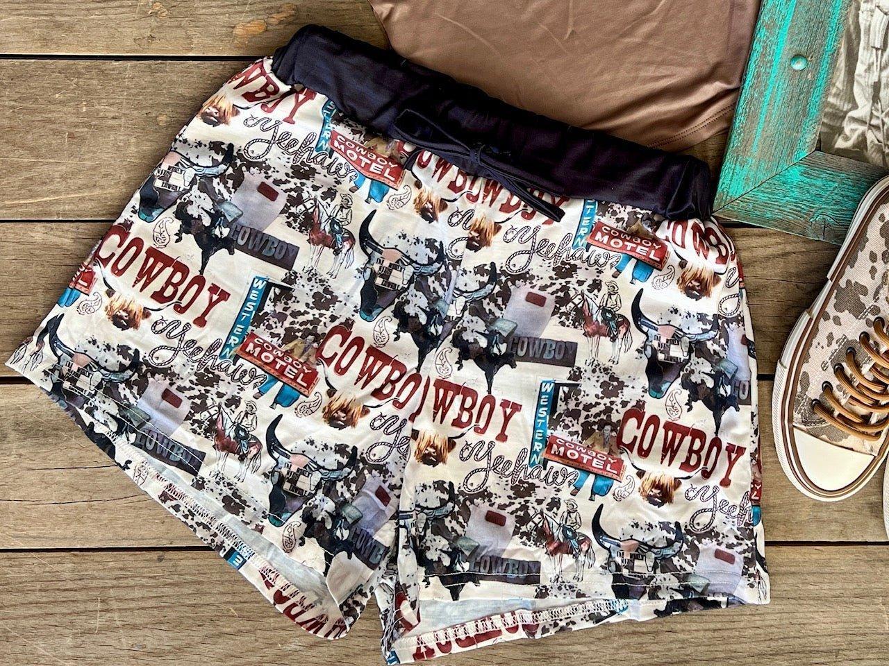 Cowboy Motel Shorts Product Image