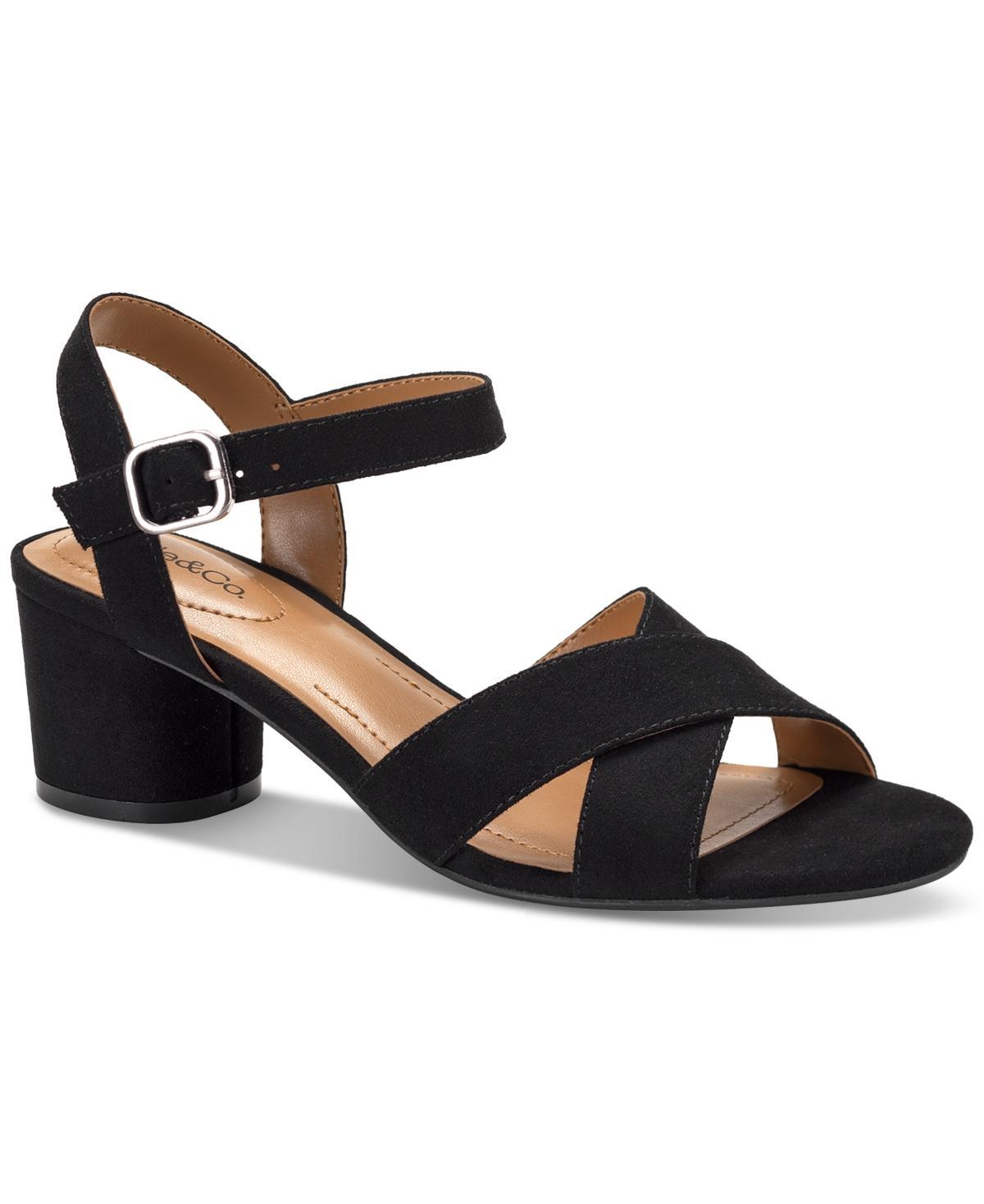 Style & Co Womens Amariss Crisscross Block Heel Dress Sandals, Created for Macys Product Image