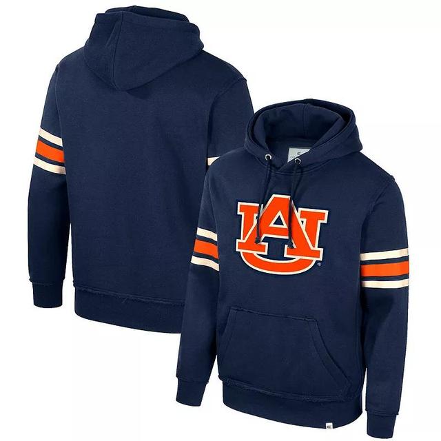 Mens Colosseum Navy Auburn Tigers Saluting Pullover Hoodie AUB Blue Product Image