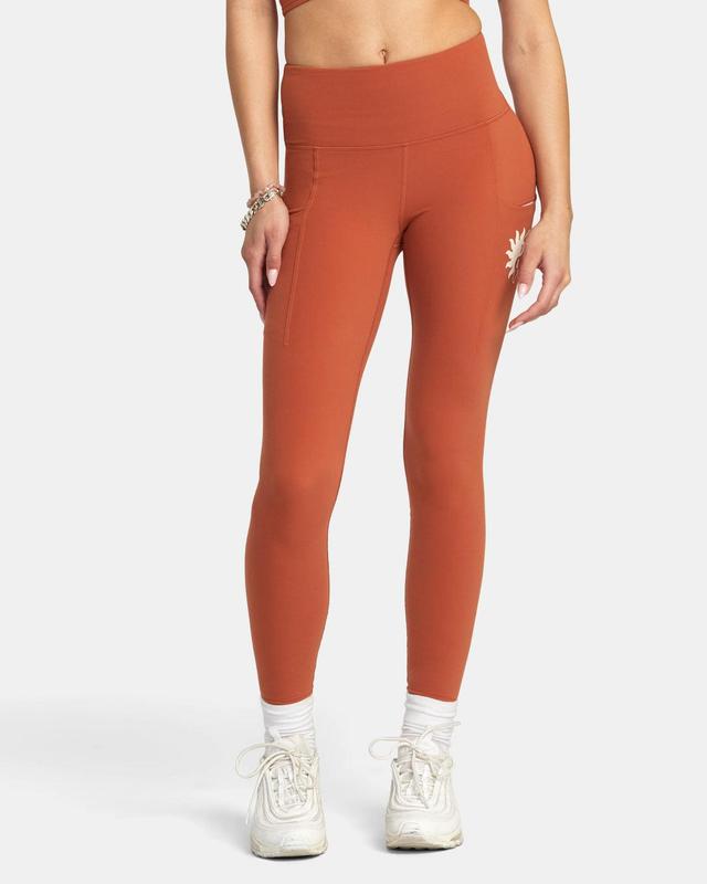 Earth Pocket Legging Pants - Terracotta Product Image