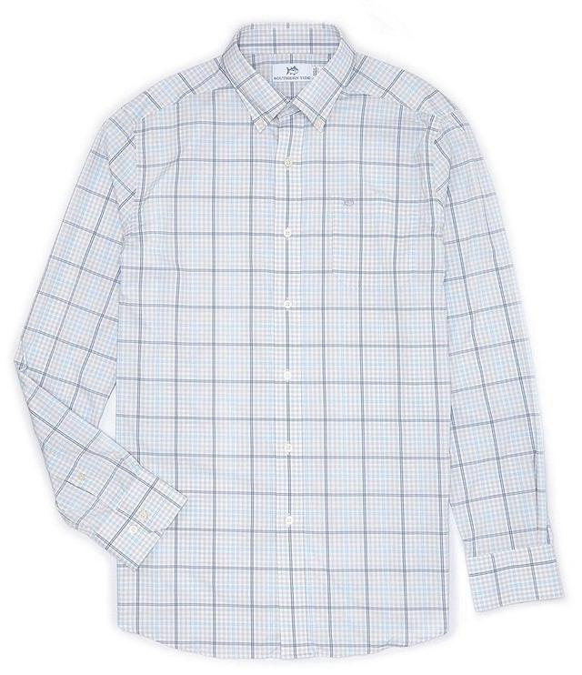 Southern Tide Brrr° Intercoastal Rainer Check Woven Long Sleeve Sport Shirt Product Image