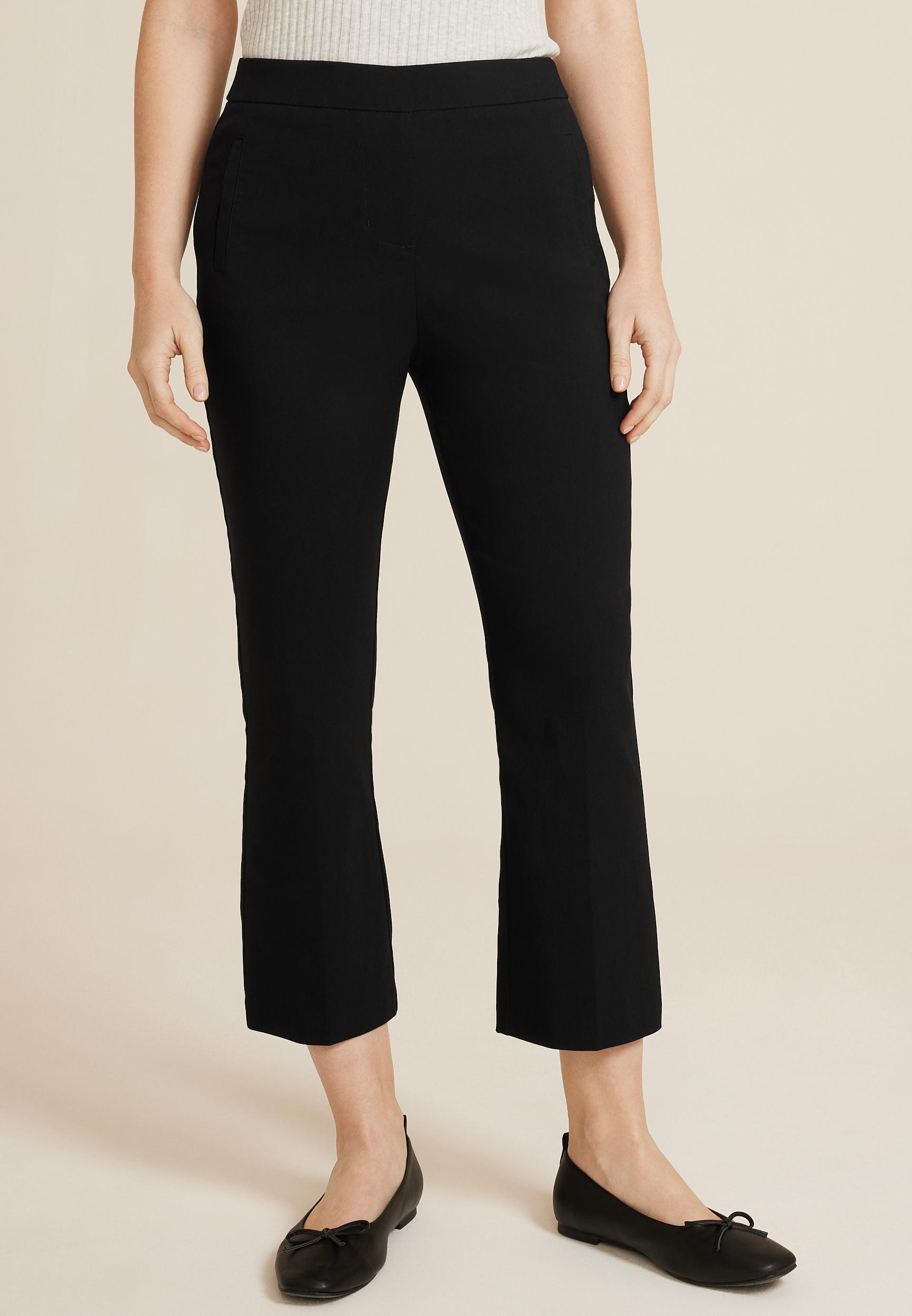 Bengaline Kick Flare Cropped Dress Pant Product Image