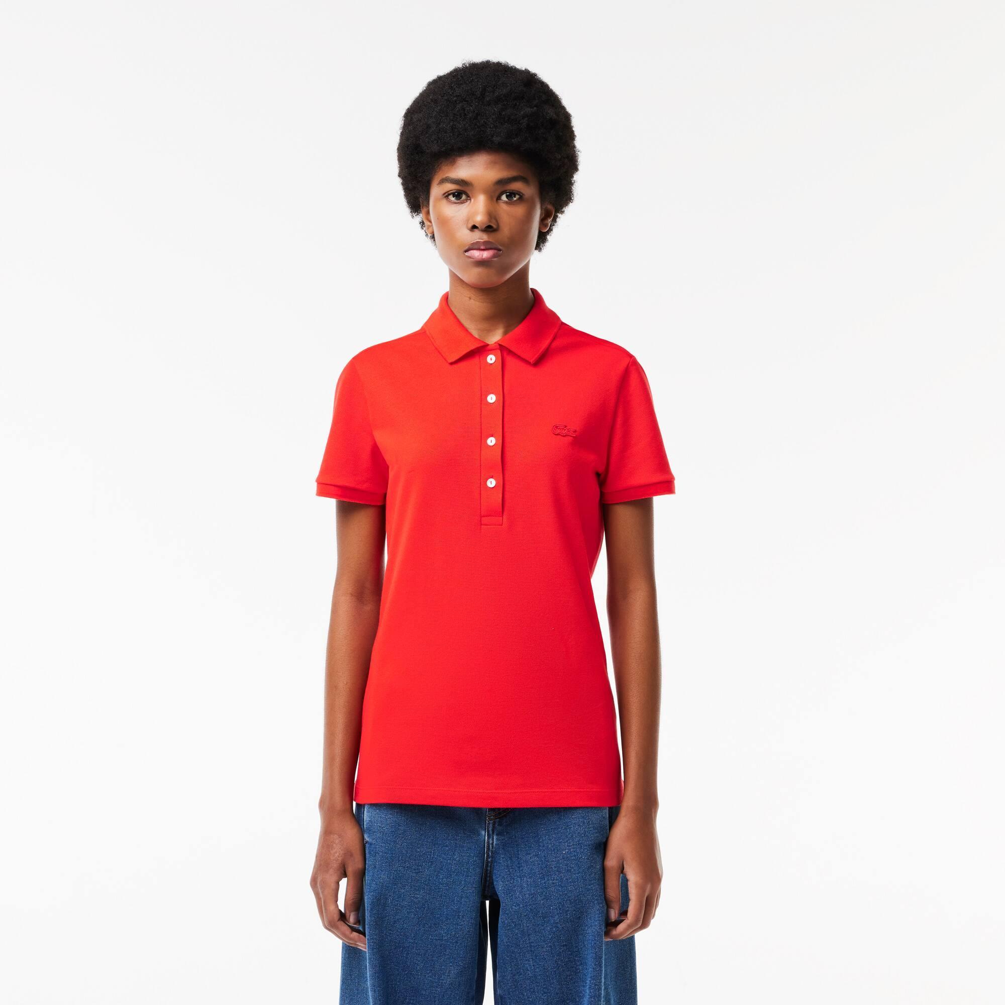 L.12.D Slim Fit Stretch Mini Piqué Polo Shirt Product Image