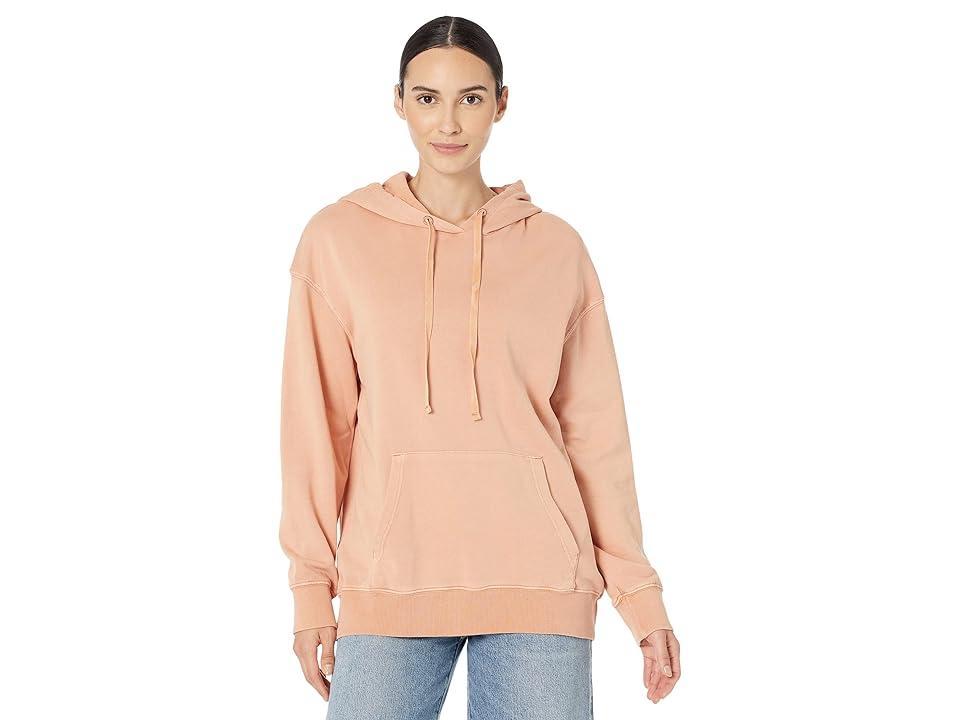 tentree Organic Cotton French Terry Oversized Hoodie (Italian Clay) Women's Clothing Product Image