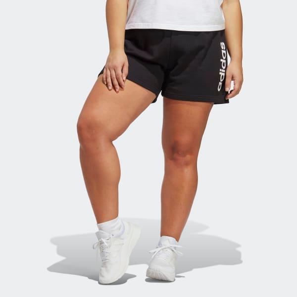 Essentials Linear French Terry Shorts (Plus Size) Product Image