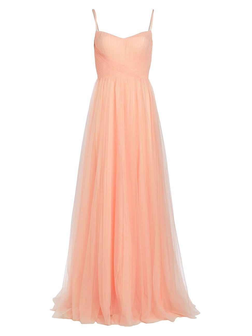 Womens Gabil Tulle Sleeveless Gown Product Image