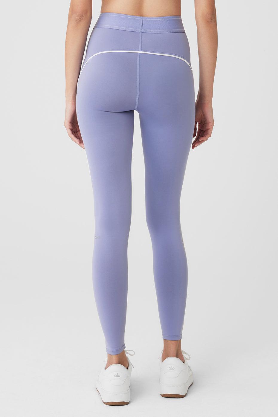 Airlift High-Waist Suit Up Legging - Lilac Blue/White Female Product Image