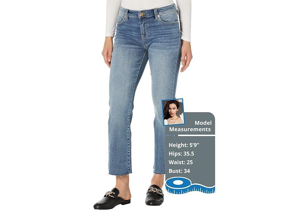 Liverpool Los Angeles Hannah Cropped Flare with Cut Hem in Fallbrook (Fallbrook) Women's Casual Pants Product Image