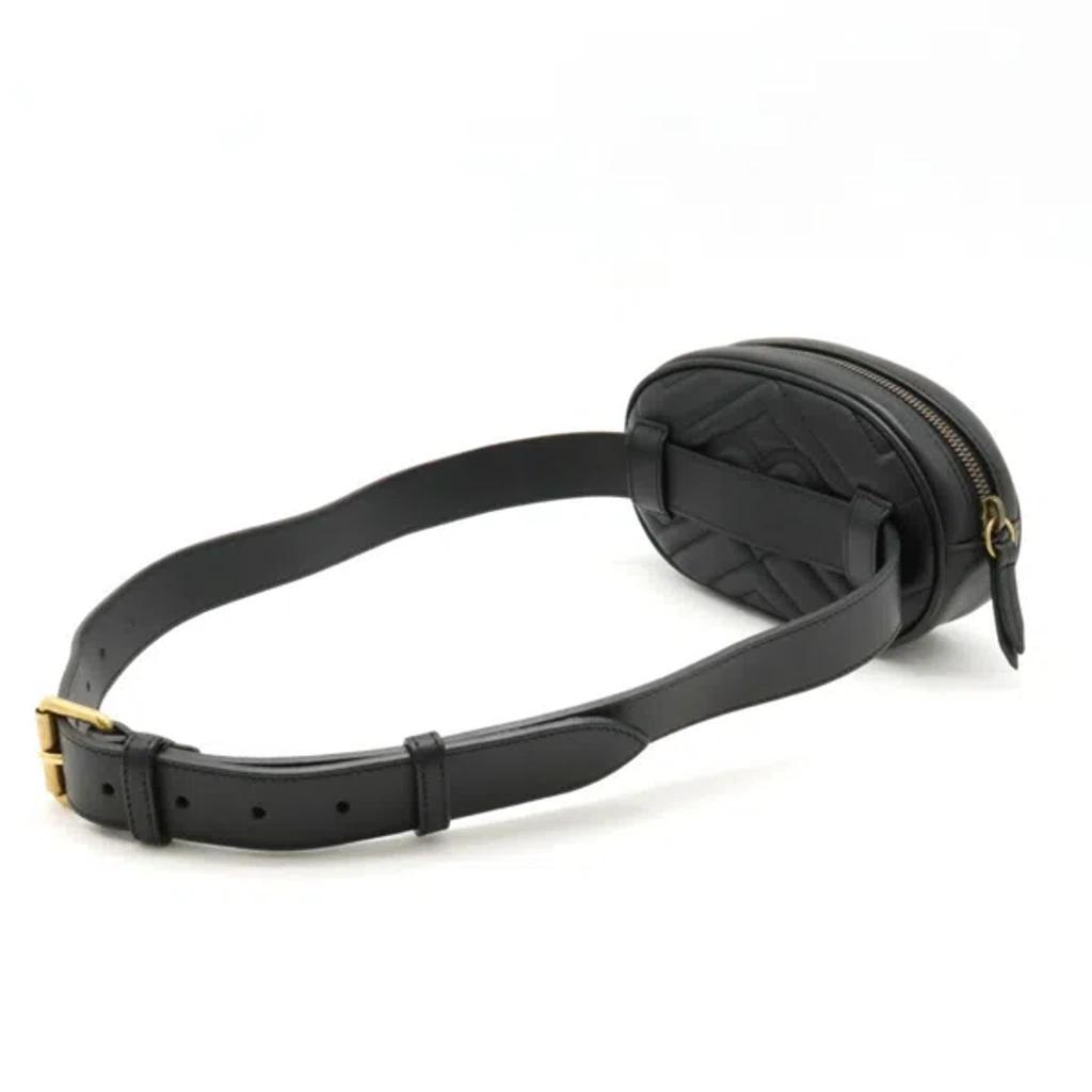 Marmont Leather Waist Bag In Black Product Image