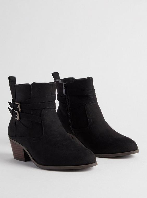 Strappy Buckle Ankle Bootie (WW) product image