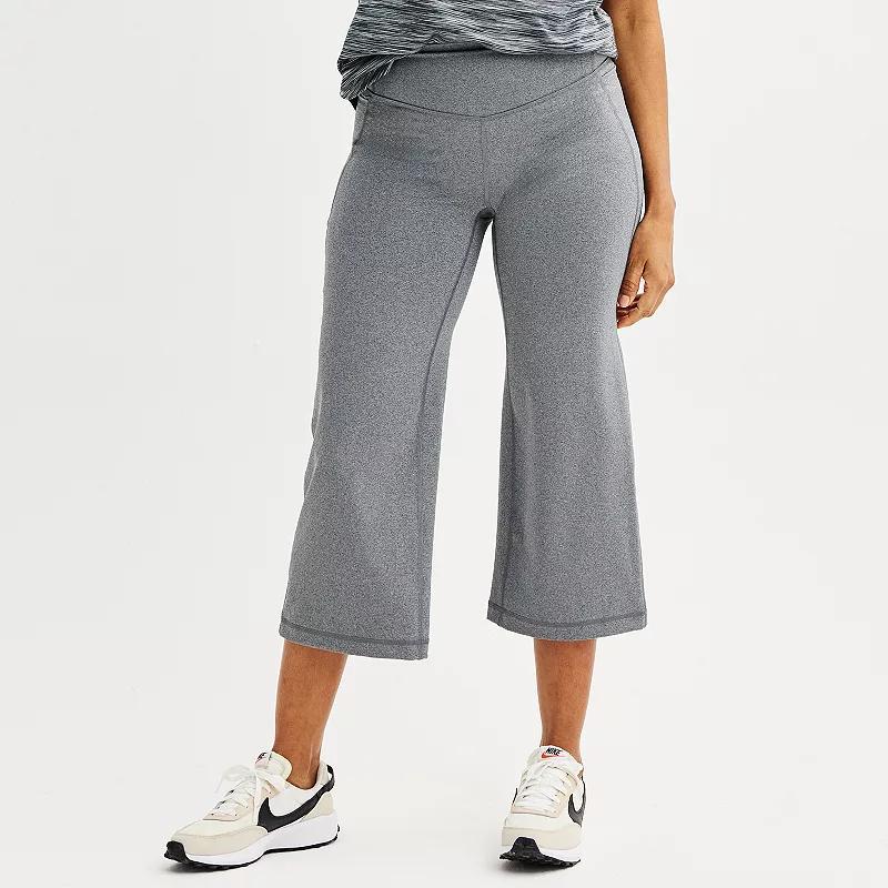 Womens Tek Gear Ultrastretch Wide Leg Crop Pants Product Image