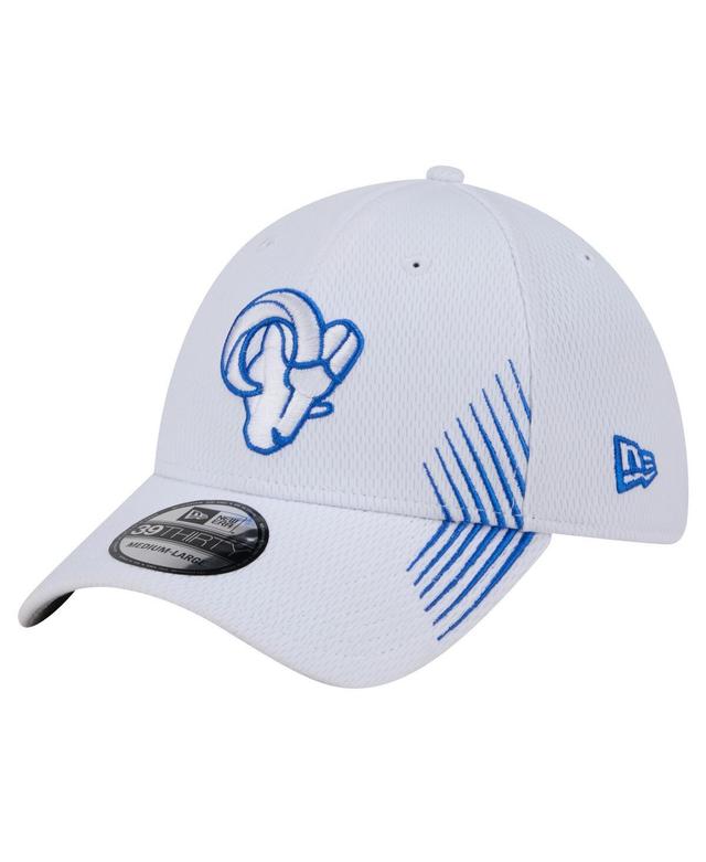 New Era Mens White Los Angeles Rams Active 39thirty Flex Hat Product Image