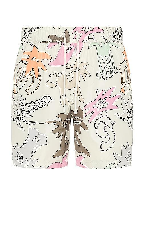 Palm Angels Swimshorts Cream. (also in ). Product Image