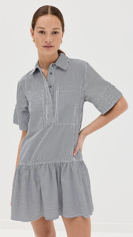 SIMKHAI Cris Short Sleeve Shirtdress | Shopbop Product Image