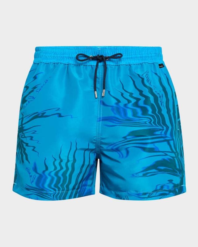 Men's Palm-Print Swim Shorts Product Image