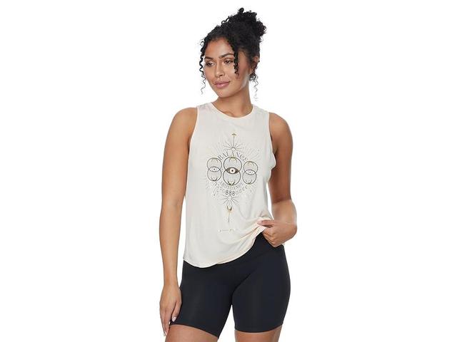 Spiritual Gangster 888 Balance Jade Muscle Tank (Blush) Women's Clothing Product Image