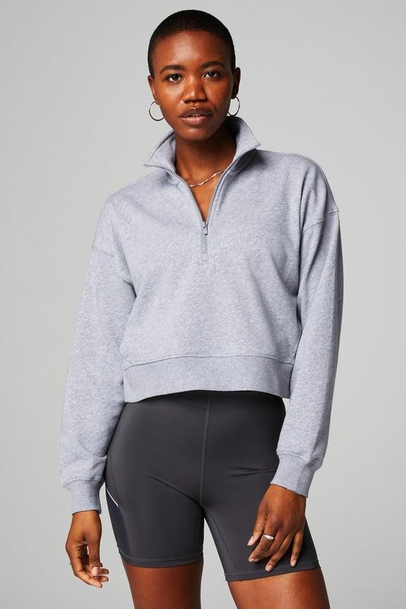 Year Round Terry Half Zip Sweatshirt Product Image