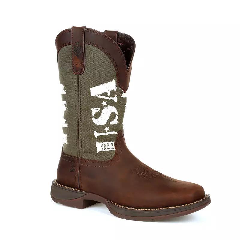 Rebel By Durango USA Mens Western Boots Brown Product Image