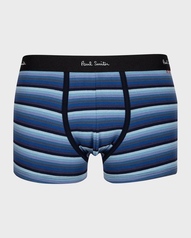 Mens Wall Stripe Organic Cotton Trunks Product Image