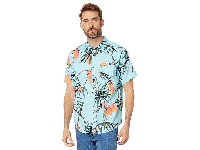 Billabong Sundays Short Sleeve Woven (Tide Pool) Men's Clothing Product Image