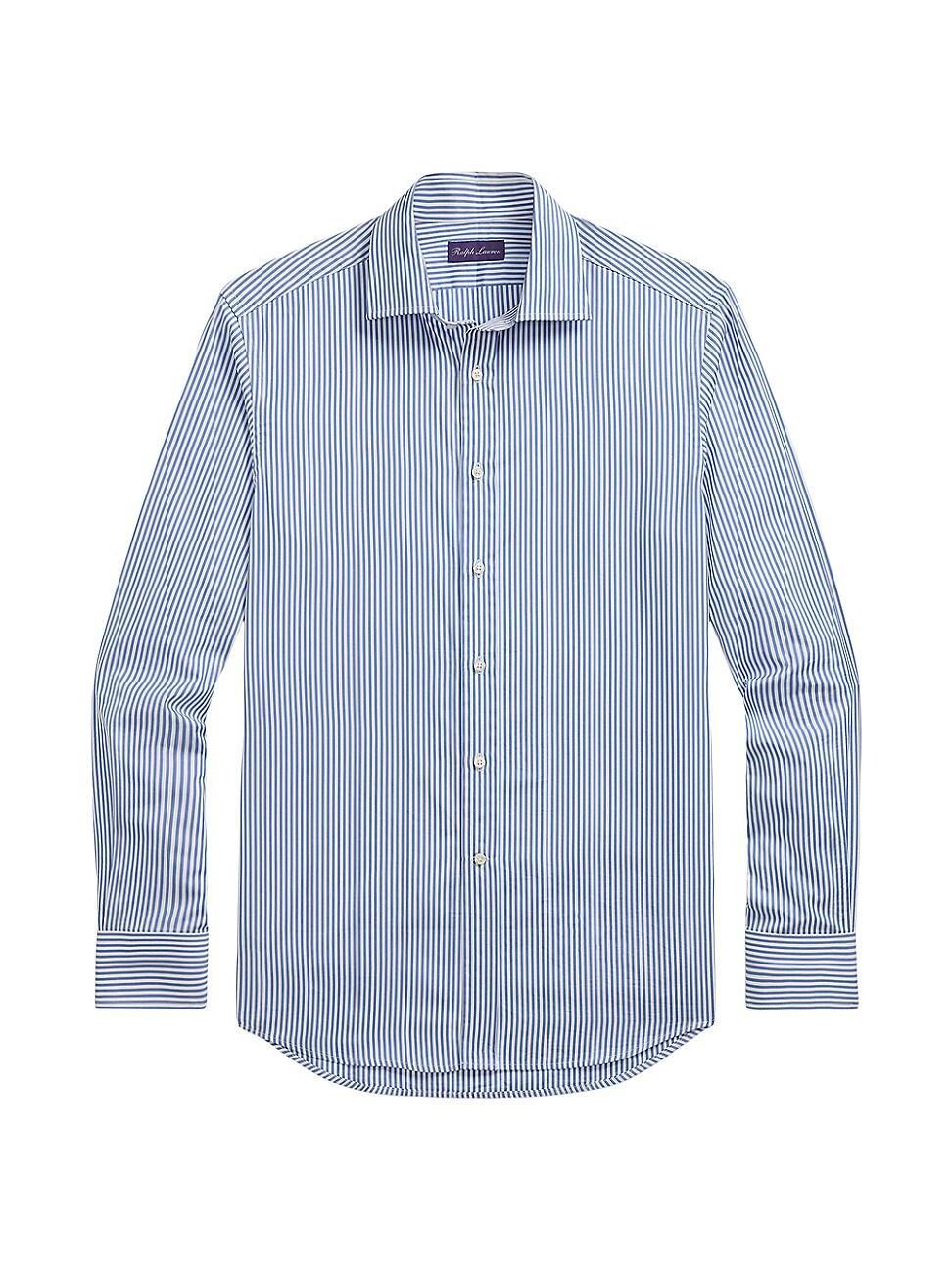 Mens Bengal Striped Cotton Poplin Button-Front Shirt Product Image