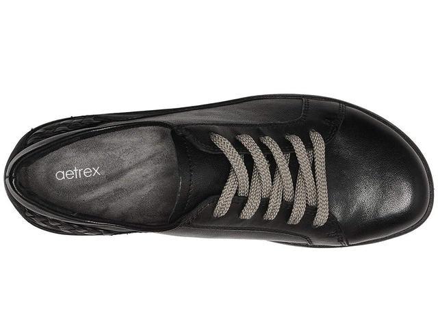 Aetrex Dana Lace-Up Leather Braided Detail Oxfords Product Image