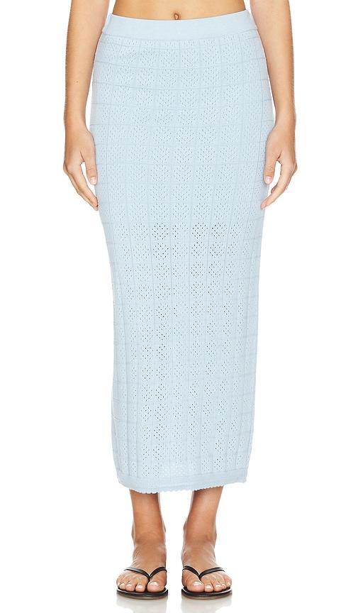 Crochet Knit Midi Skirt product image