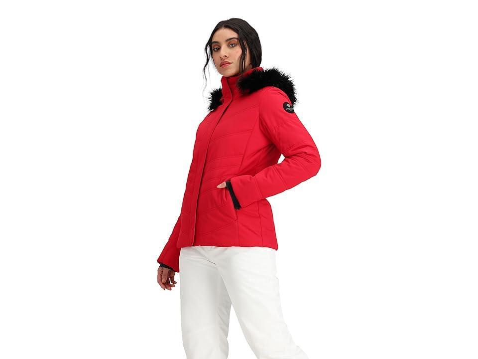 Obermeyer Tuscany II HydroBlock Long Sleeve Faux Fur Trim Hooded Jacket Product Image