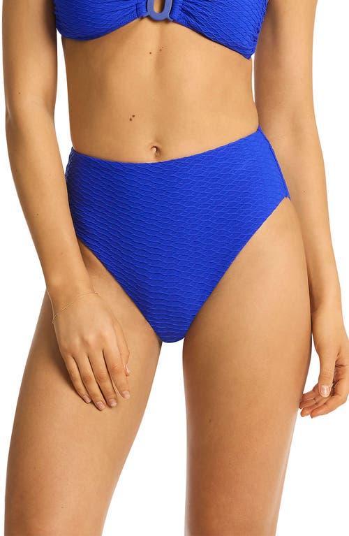 Sea Level Retro High Waist Bikini Bottoms Product Image