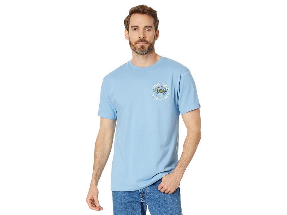 Salty Crew Crabber Premium Short Sleeve Tee (Marine ) Men's Clothing Product Image