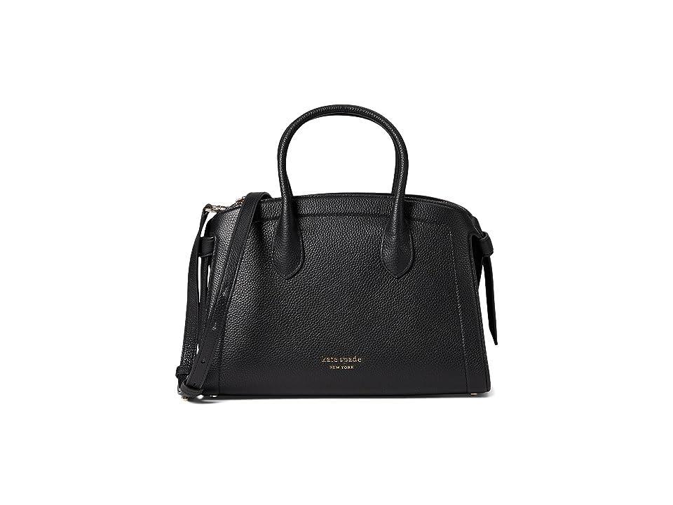 kate spade new york medium knott pebbled leather satchel Product Image