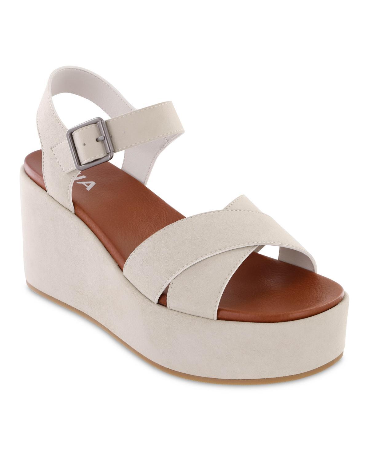 Mia Womens Renay Platform Wedge Sandals Product Image