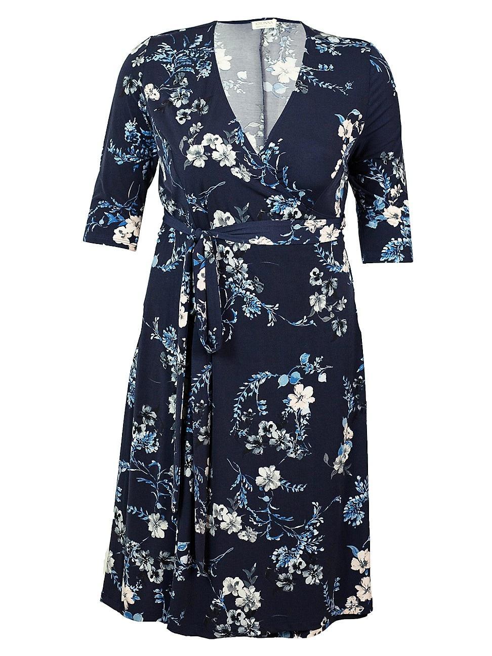 Kiyonna Signature A-Line Wrap Dress Product Image