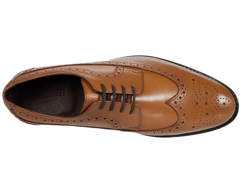 Anthony Veer Regan Wing Tip Derby (Walnut) Men's Shoes Product Image