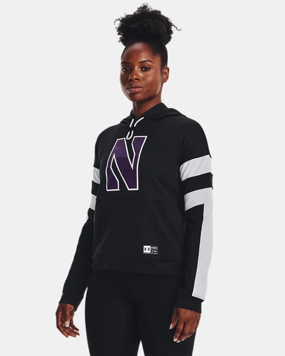 Womens UA Tech Terry Gameday Collegiate Anorak Hoodie Product Image