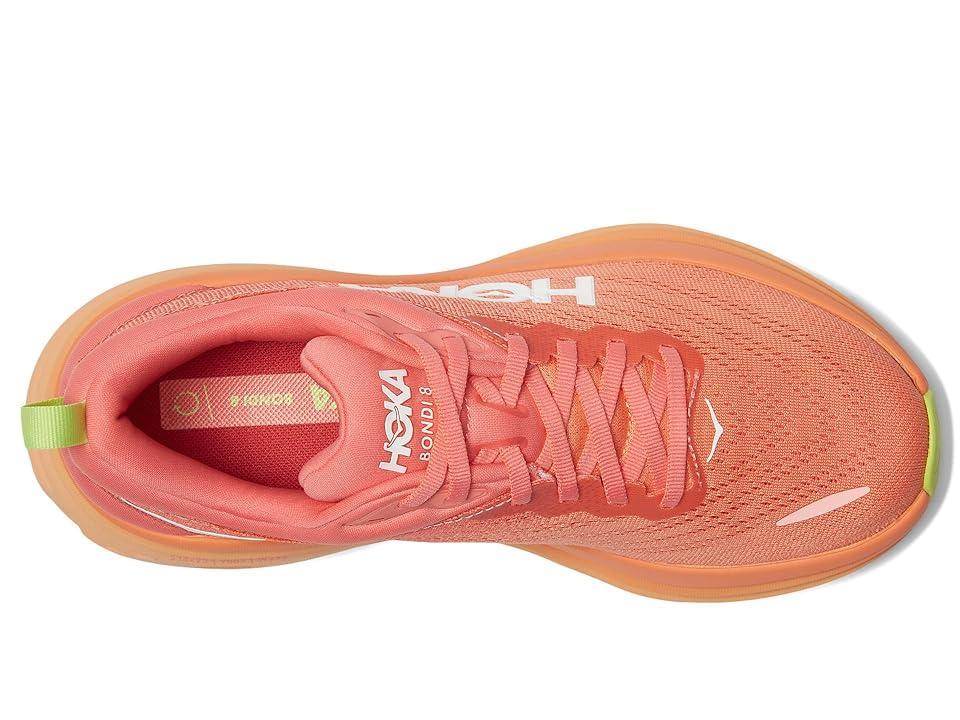 Hoka Women's Bondi 8 Papaya) Women's Shoes Product Image