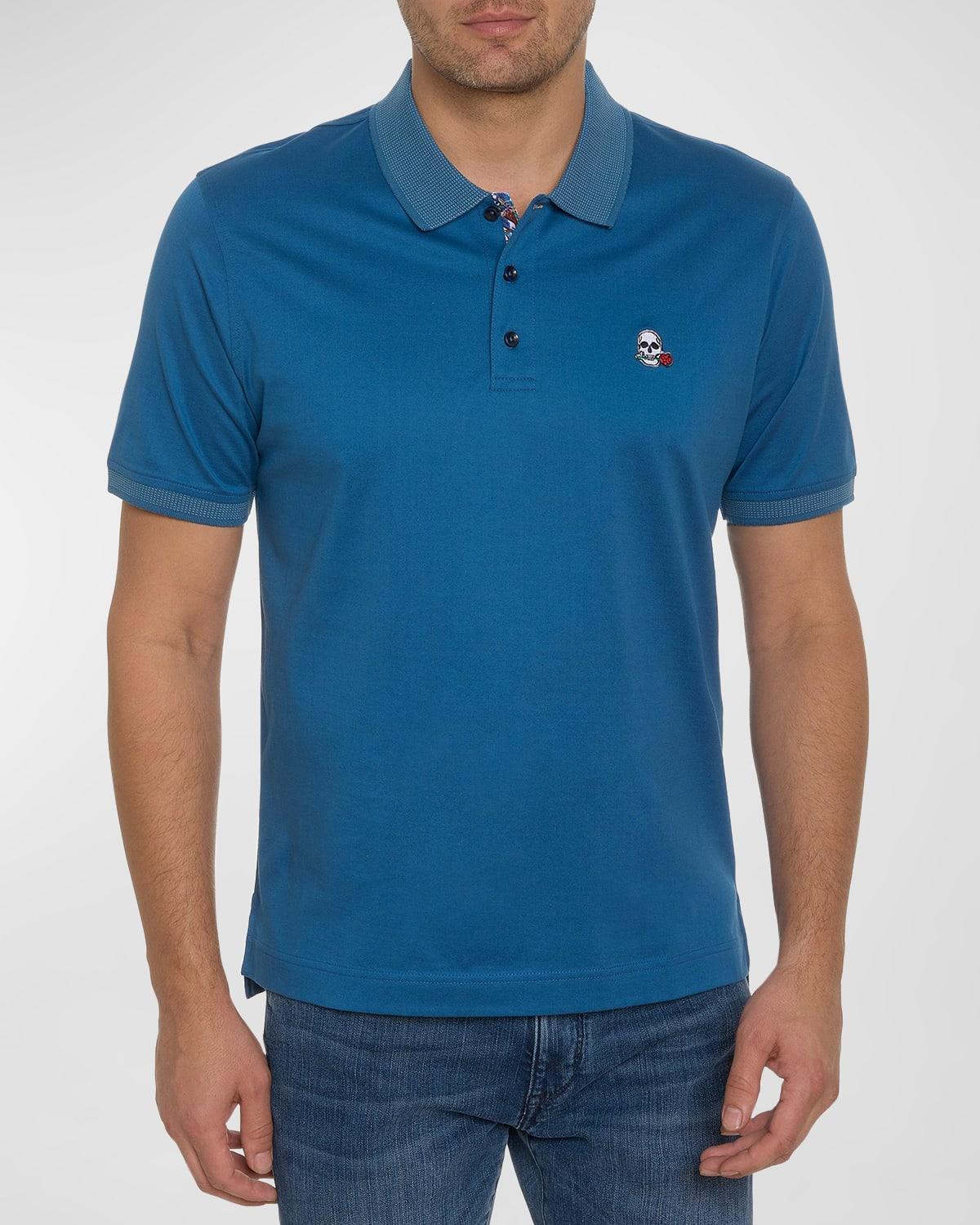 Robert Graham Archie 2 Skull Appliqu Polo Product Image