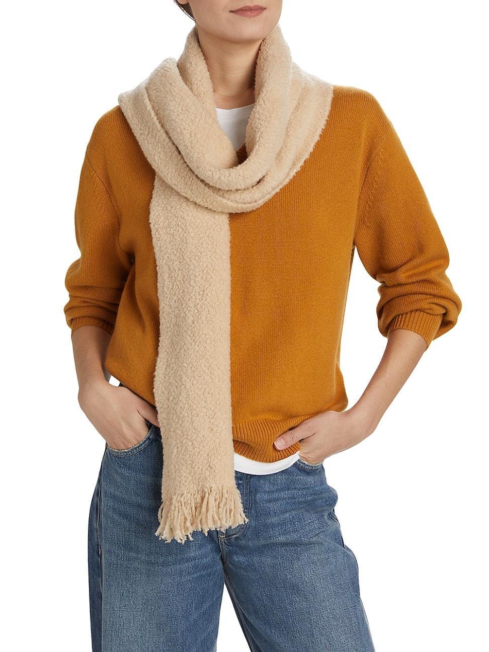 Womens New Beginnings The Teddy Wool-Blend Scarf Product Image