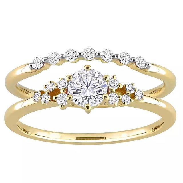 Stella Grace 10k Gold 5/8 Carat T.W. Diamond Bridal Ring Set, Womens Product Image