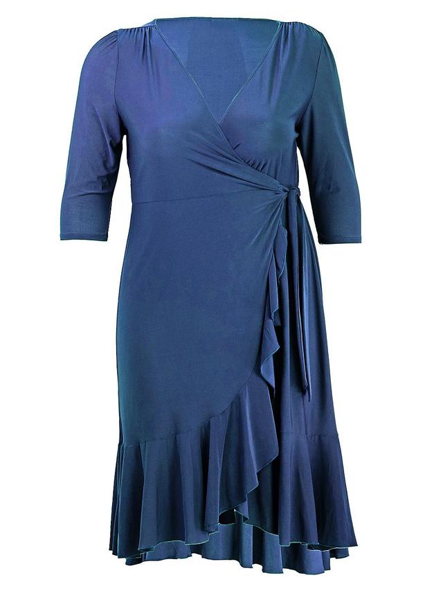 Kiyonna Whimsy Wrap Dress Product Image