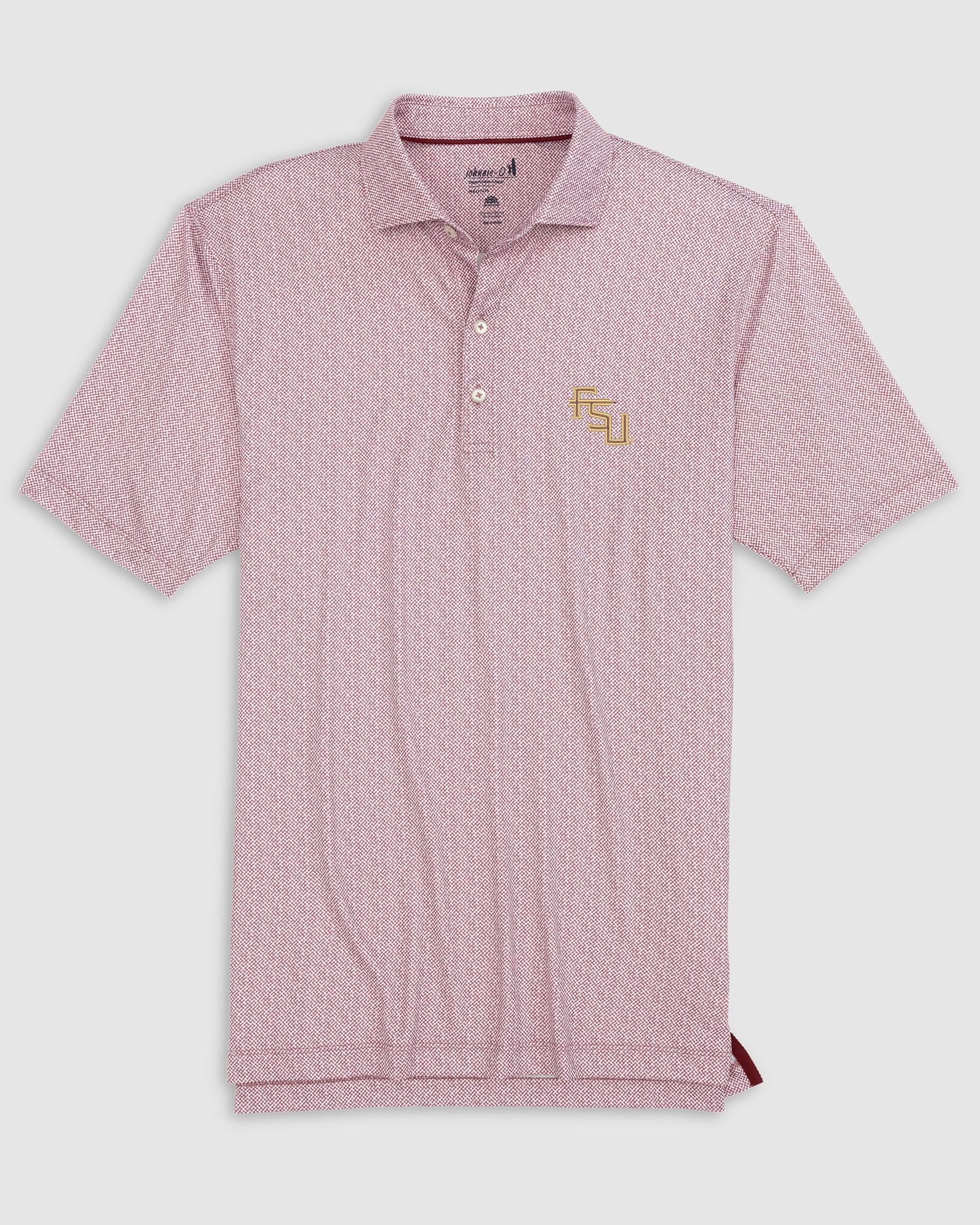 johnnie-O Florida State Hinson Jersey Performance Polo - Stacked Logo Product Image